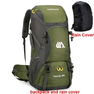 50L Travel Backpack Camping Hiking Large Waterproof Bag Rucksack
